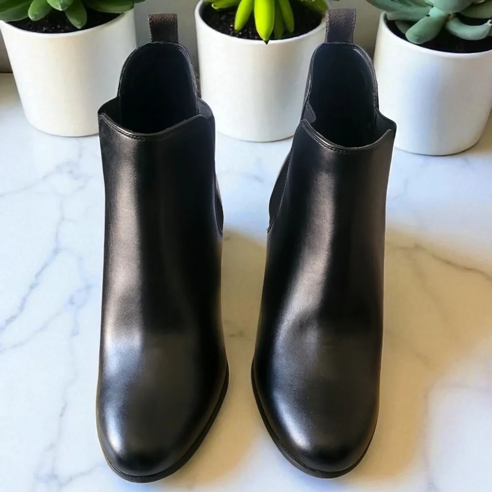Michael Kors Black Ankle Booties with Sleek Design
